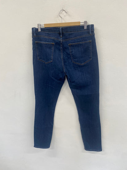 Fabulous FRAME Le High Skinny Jeans 32 Dark Blue CS476