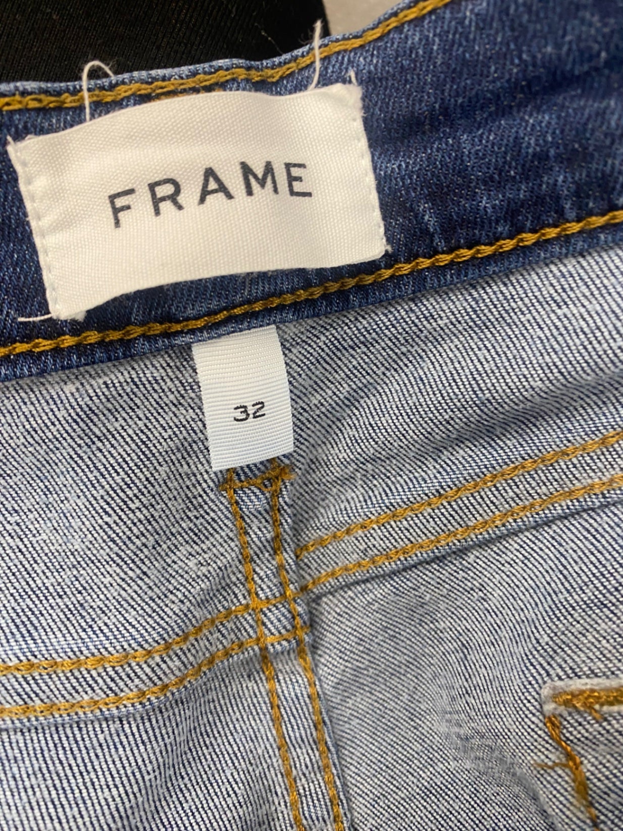 Fabulous FRAME Le High Skinny Jeans 32 Dark Blue CS476