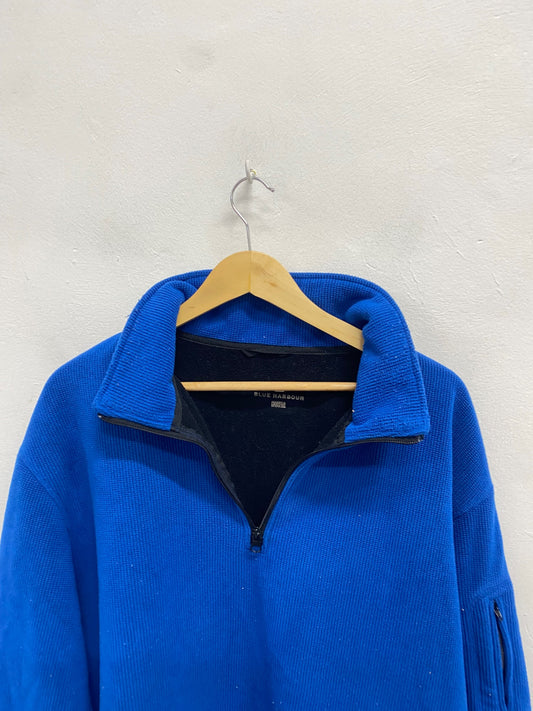 Fabulous Blue Harbour Sweater 38 chest Blue bobbly JM478