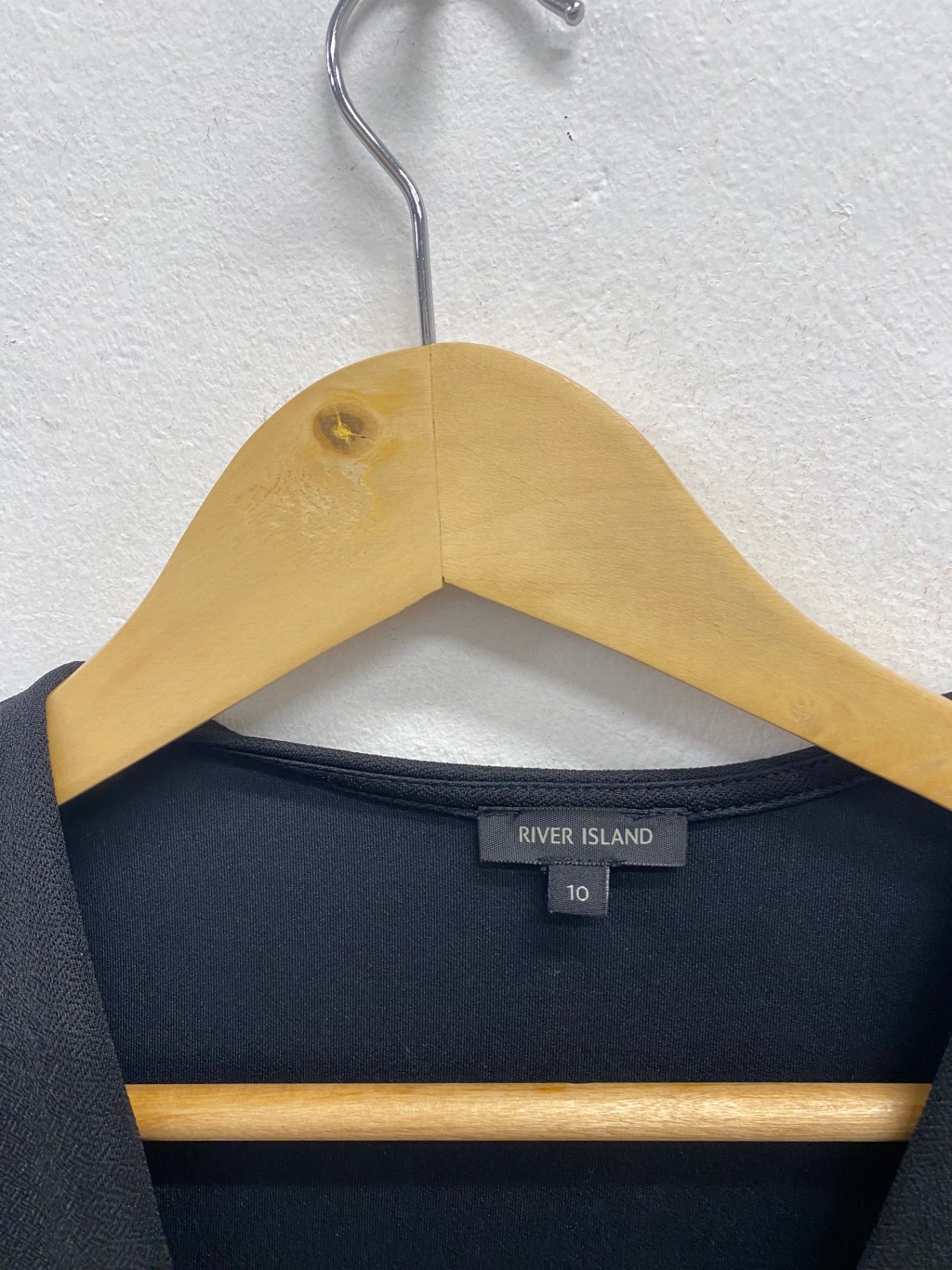 Fabulous River Island Mini dress Uk 10 Black formal JM478