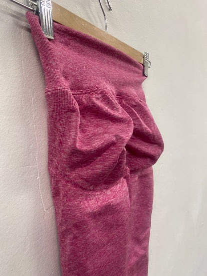 Fabulous Gymshark Pink seamless lift Gym Leggings UKS Pink JM478