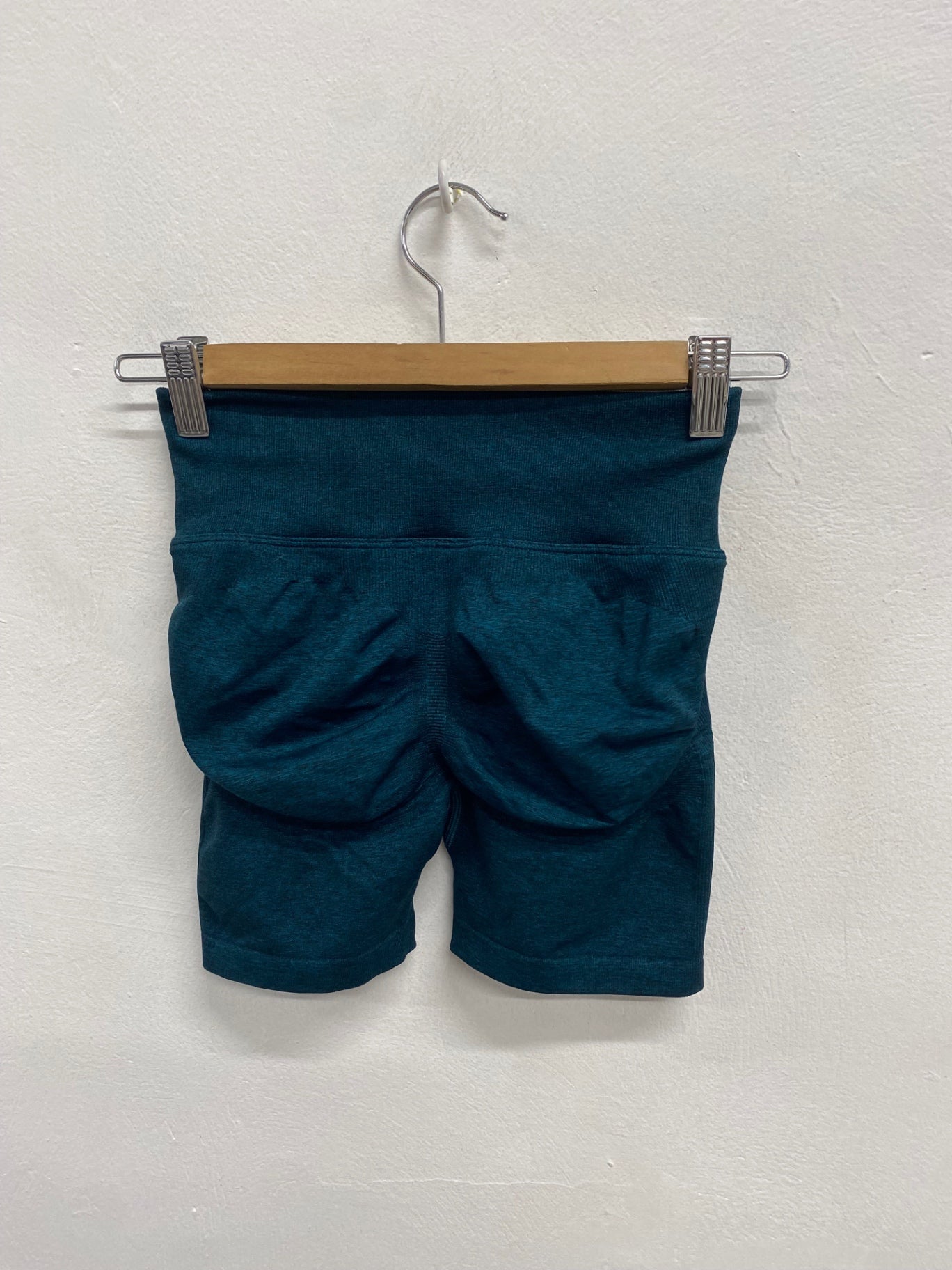 Fabulous Gymshark Gym Shorts UK S Teal seamless JM478