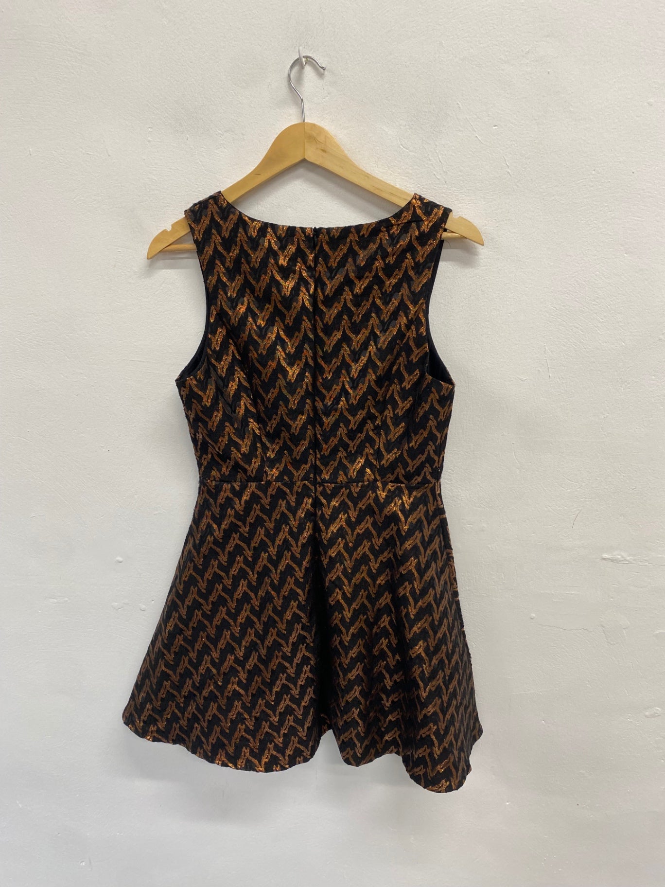 Fabulous Madame rage Dress UK 10 Black bronze JM478