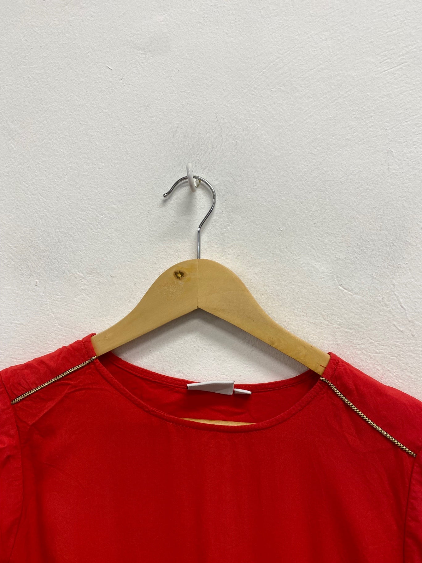 Fabulous Saint Tropez T-Shirt UK XS Red short sleeve JM478