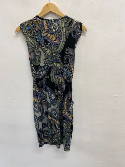 Fabulous Mela london Dress Uk 10 Multicolor paisley JM478