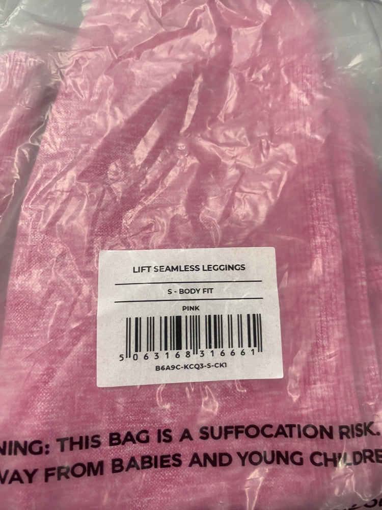 Fabulous Gymshark Pink seamless lift Gym Leggings UKS Pink JM478