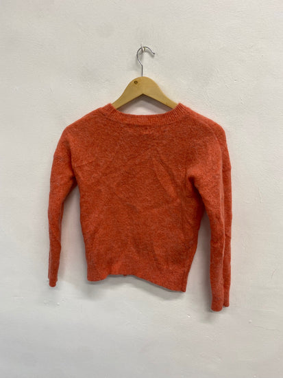 Fabulous MSCH Sweater UK XS Coral alpaca wool JM478
