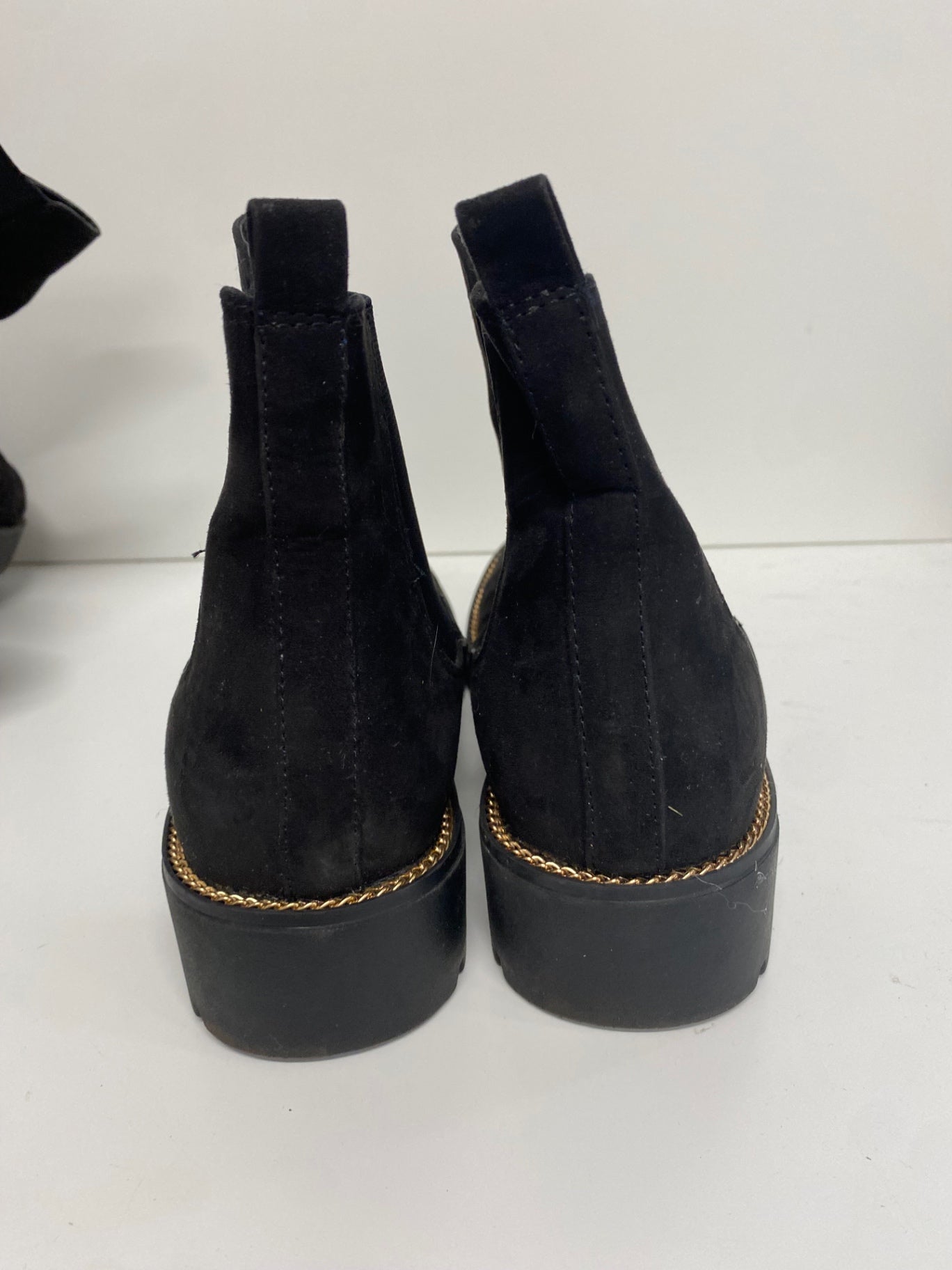 Fabulous F&F chunky ankle Boots UK6 Black MS479