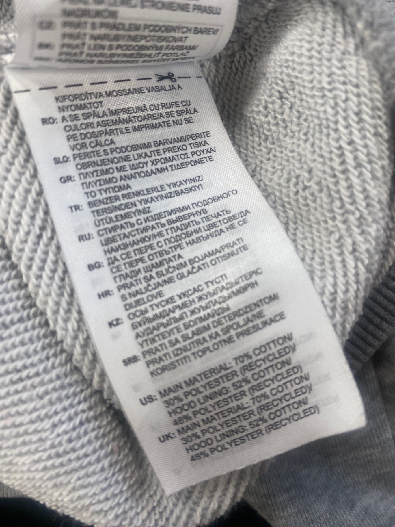 Fabulous Adidas gym fun Hoodie UK XS Grey JM478