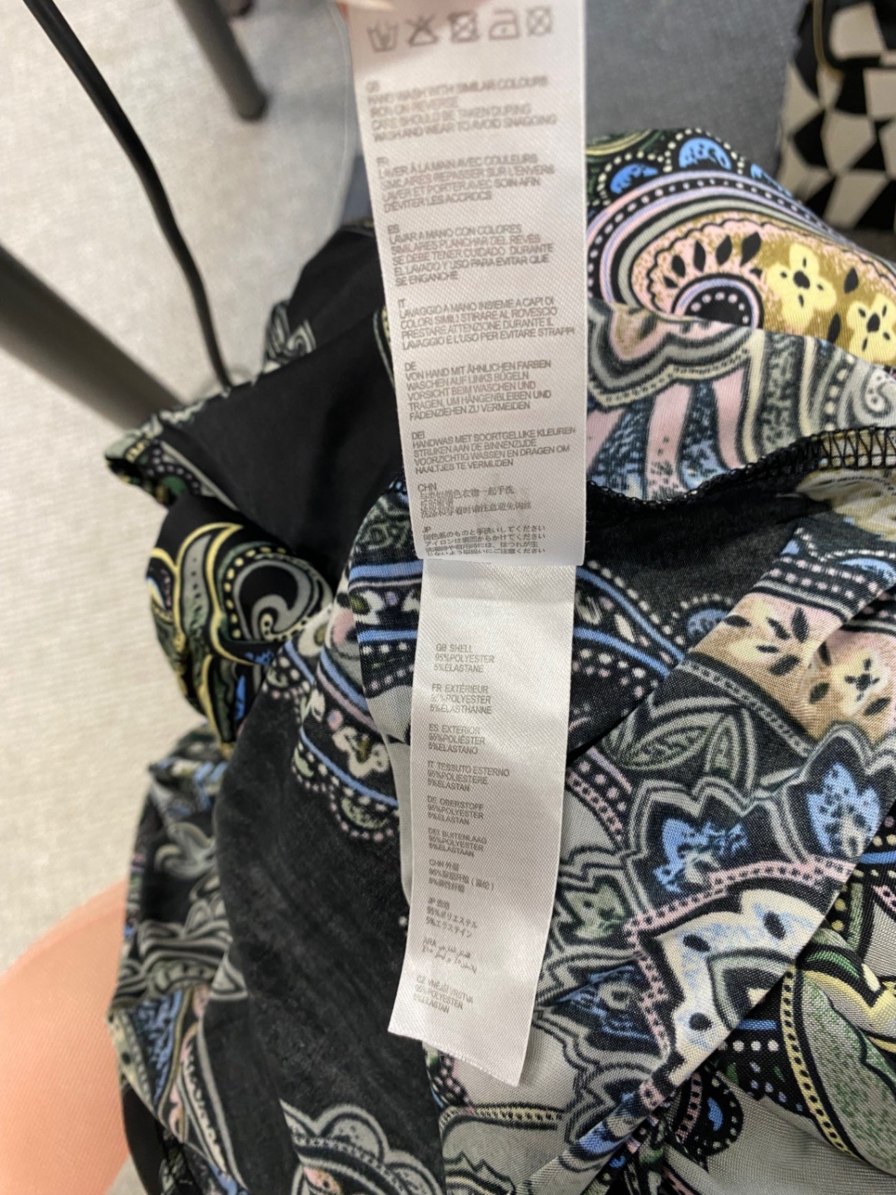 Fabulous Mela london Dress Uk 10 Multicolor paisley JM478