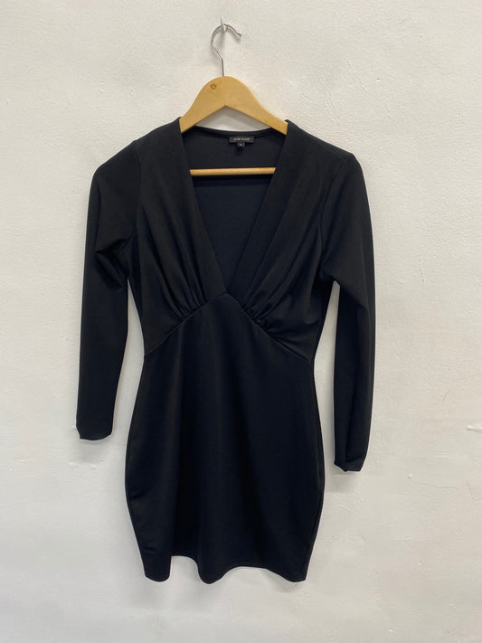 Fabulous River Island Mini dress Uk 10 Black formal JM478