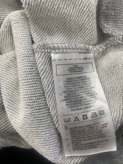 Fabulous Adidas gym fun Hoodie UK XS Grey JM478