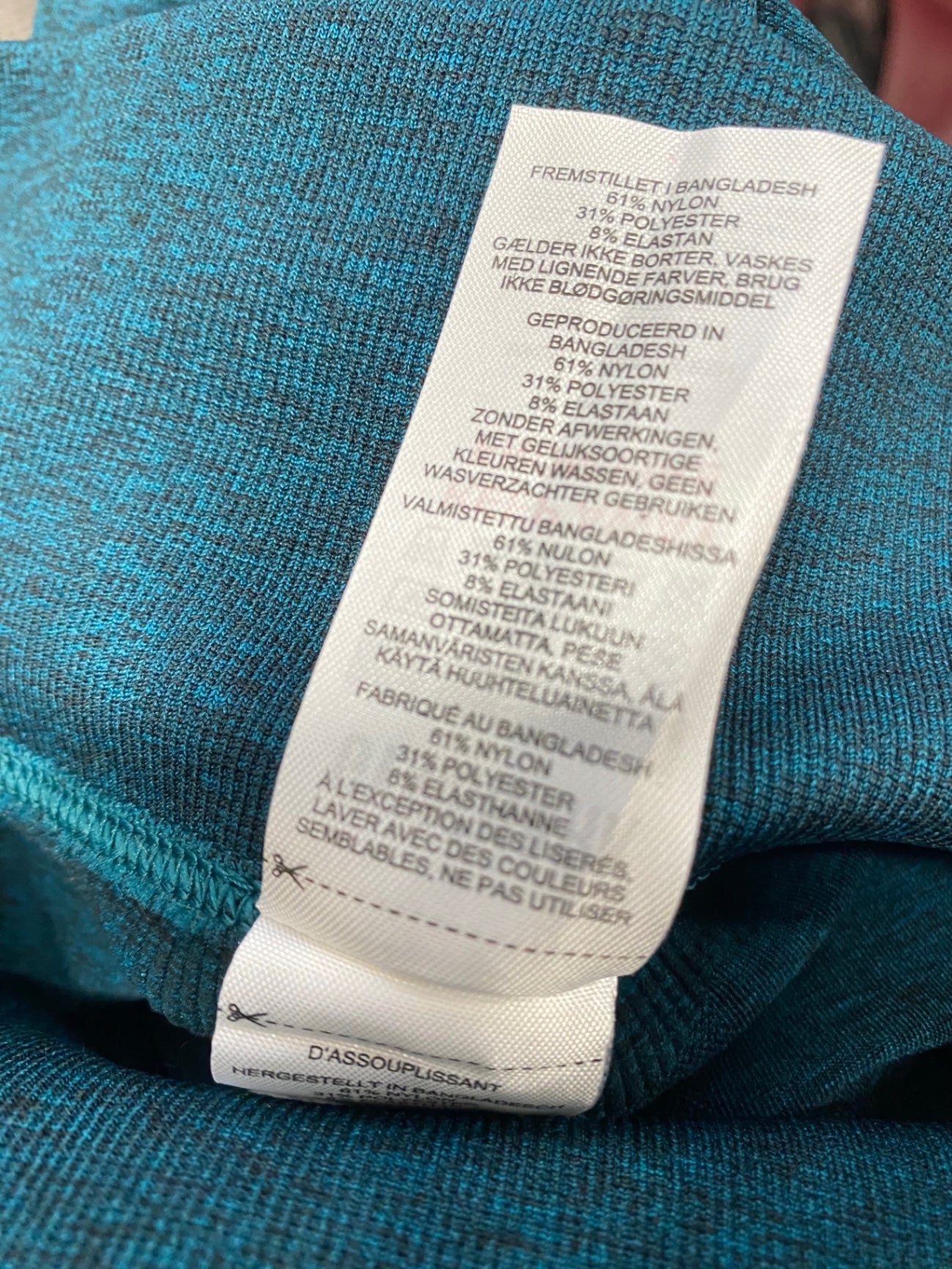 Fabulous Gym shark Leggings UK S Teal seamless cup JM478