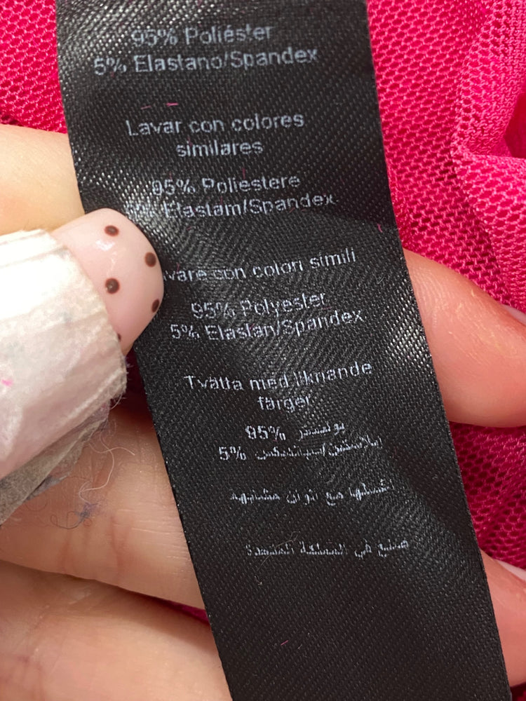 Fabulous WAREHOUSE Top UK S Pink leopard JM478