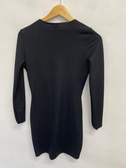 Fabulous River Island Mini dress Uk 10 Black formal JM478