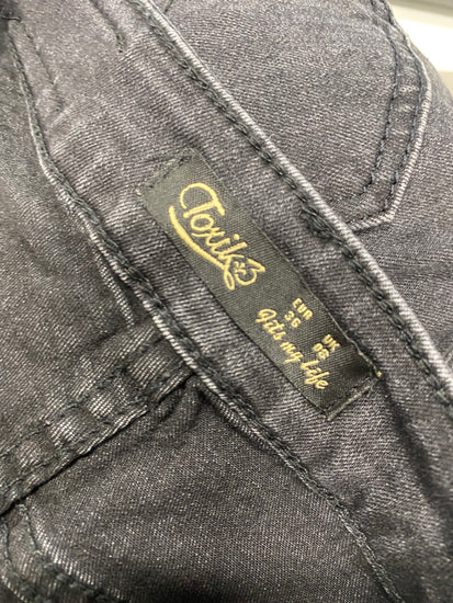 Fabulous Toxik3 Flared jeans UK 8 Dark Grey JM478