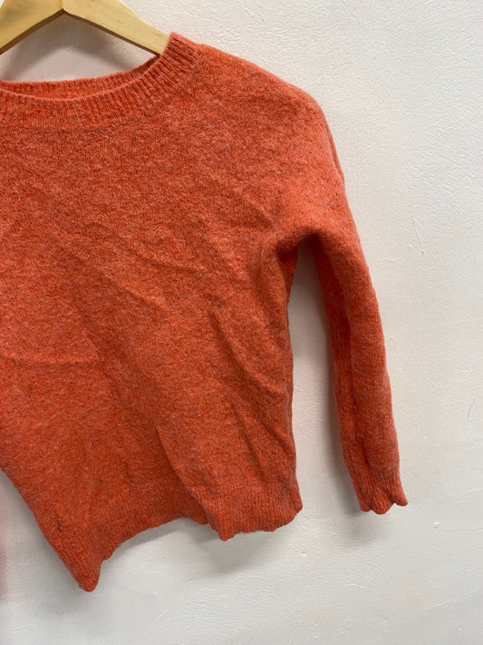 Fabulous MSCH Sweater UK XS Coral alpaca wool JM478
