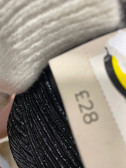 Fabulous TU Jumpsuit UK8 Black with metallic shimmer JM478