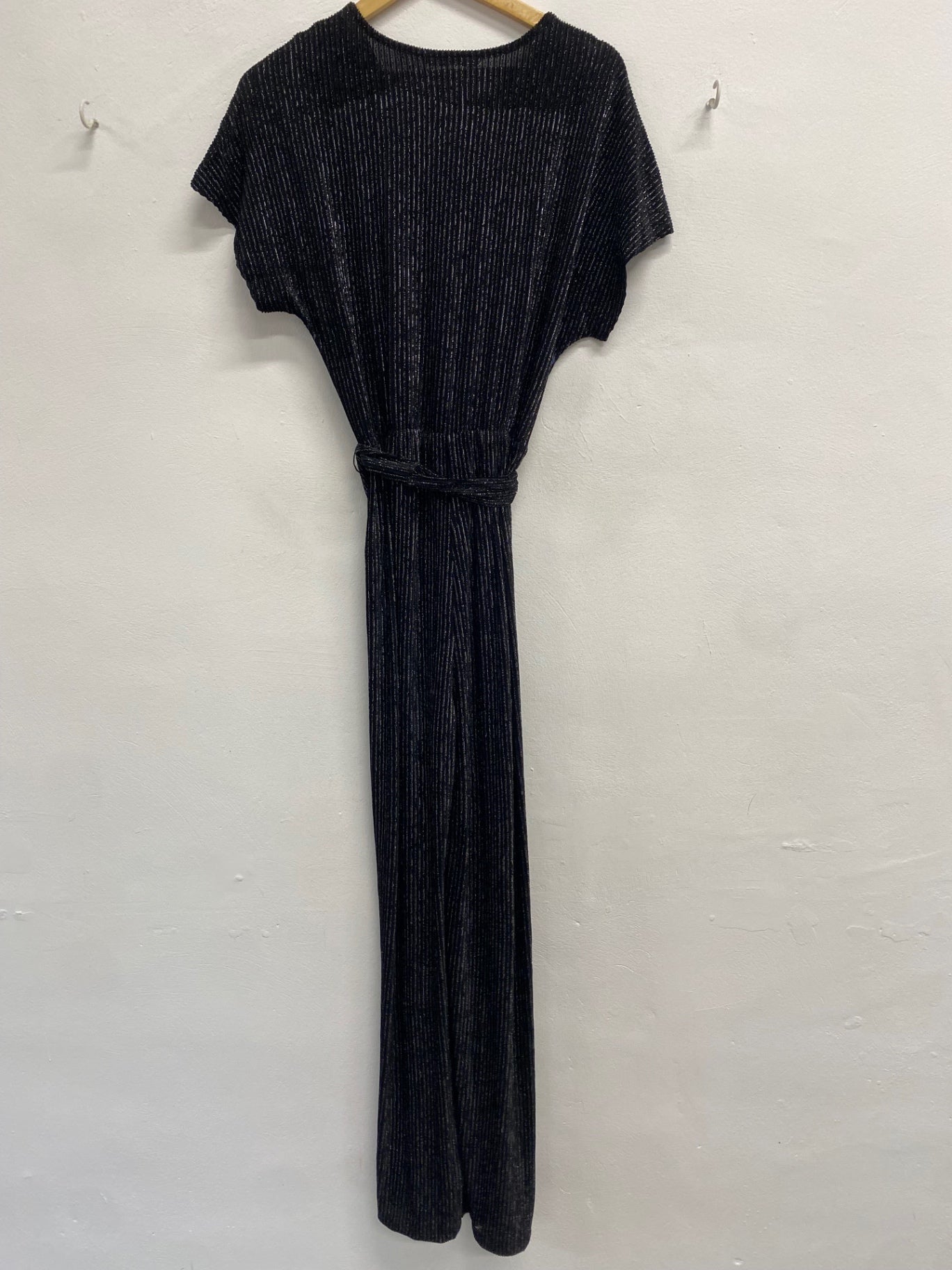 Fabulous TU Jumpsuit UK8 Black with metallic shimmer JM478