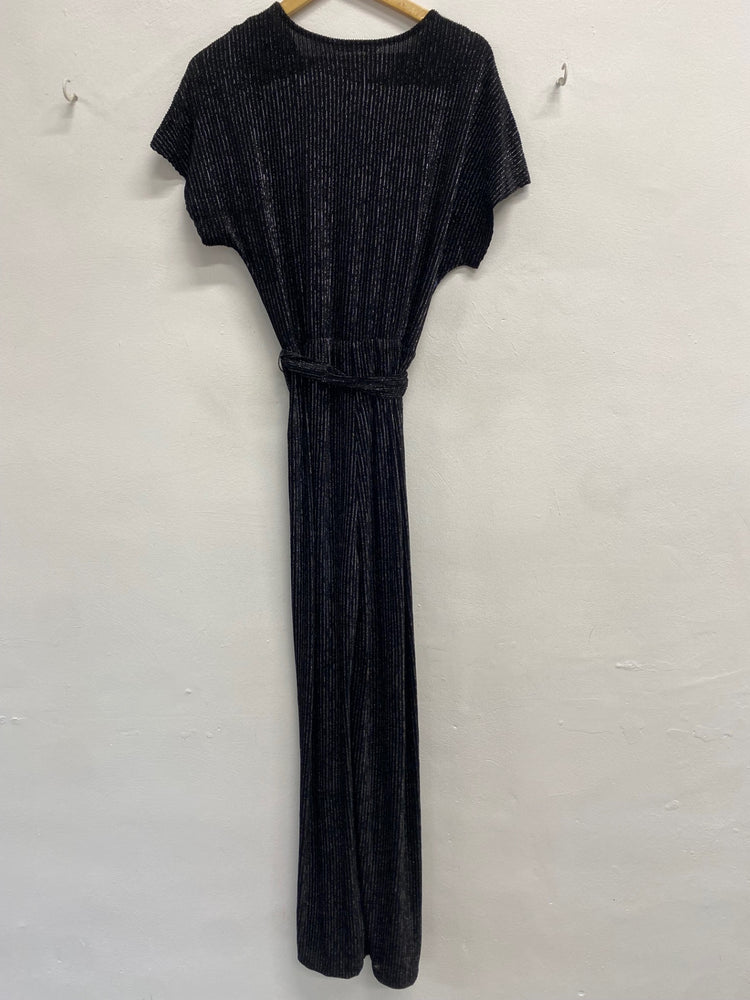 Fabulous TU Jumpsuit UK8 Black with metallic shimmer JM478