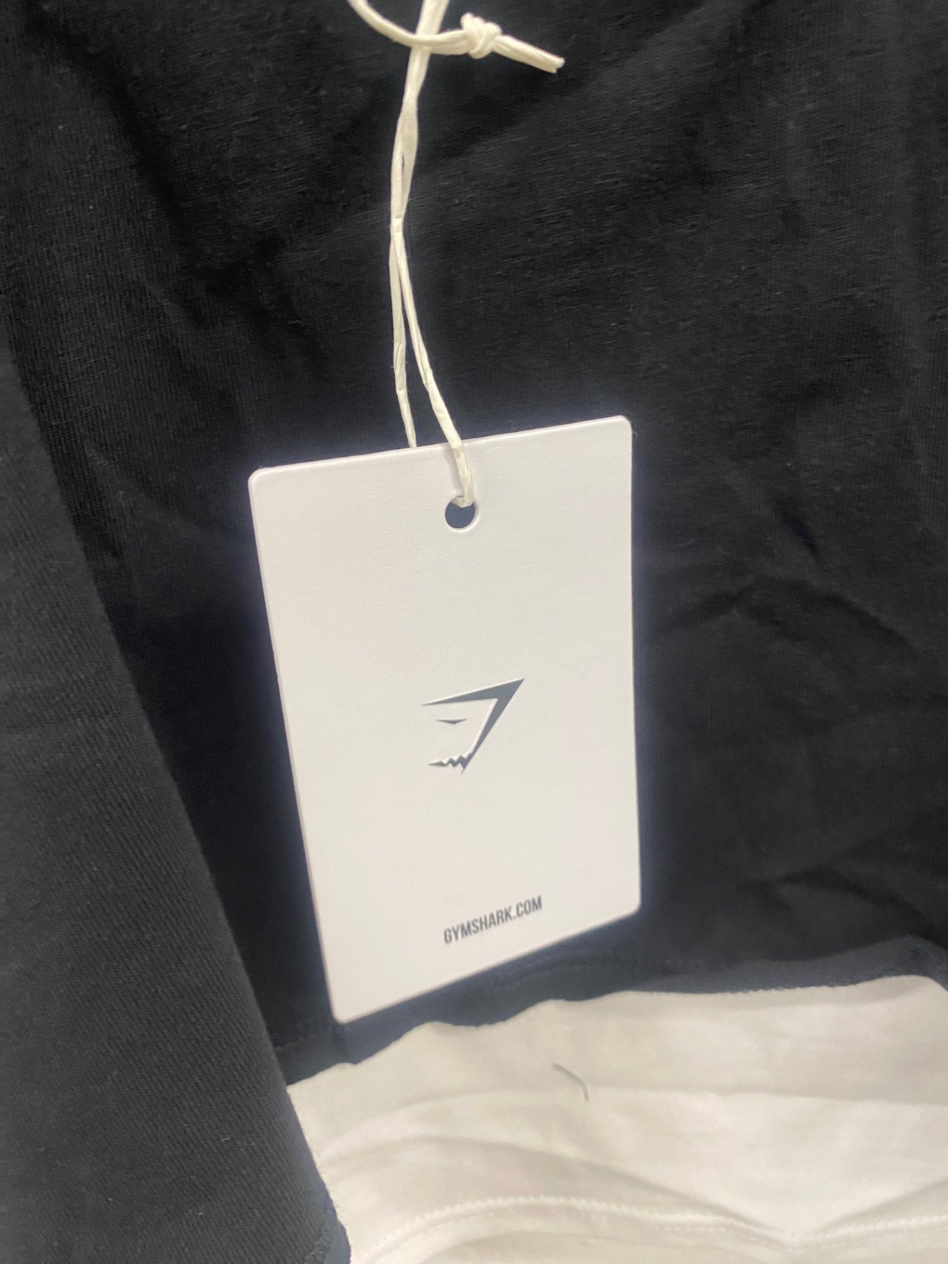 Fabulous GYMSHARK lifting crop Top UKS Black & White JM478