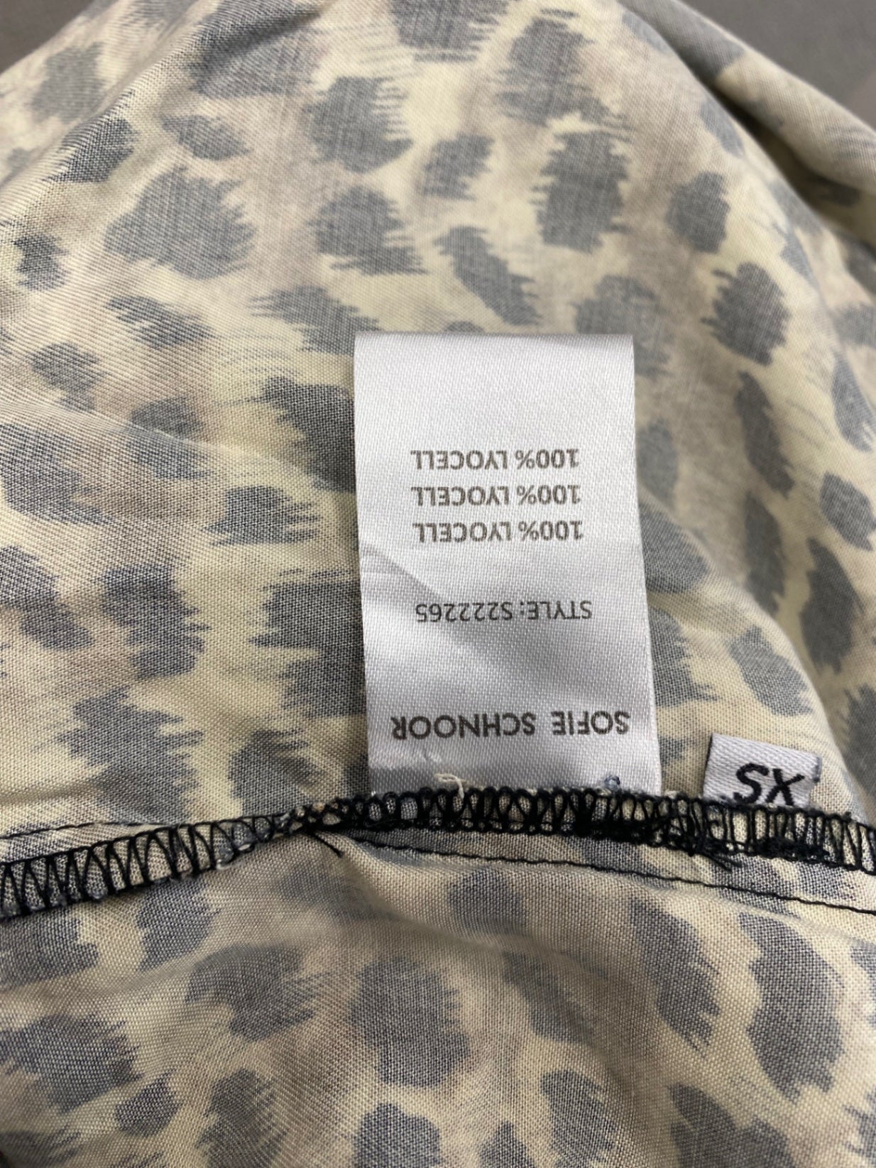 Fabulous Sofie Schnoor Jumpsuit UK XS Leopard Print brown zip JM478