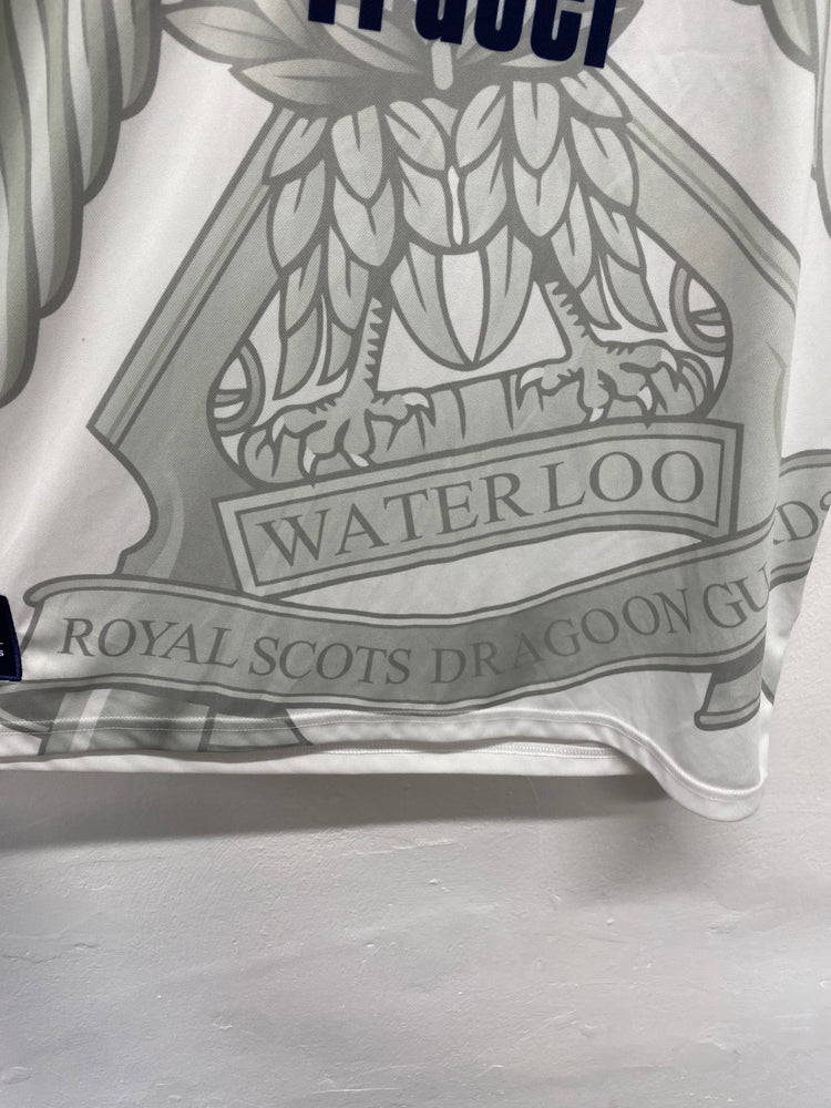 Rare Dundee fc 3rd strip 2018/19 ssafa Royal Scots Dragoons S/S MS479