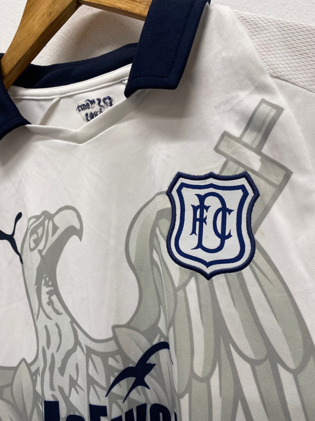 Rare Dundee fc 3rd strip 2018/19 ssafa Royal Scots Dragoons S/S MS479