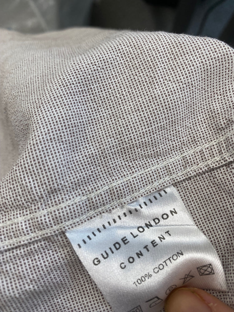 Fabulous Guide London smart casual Shirt UkM Beige & Brown MS479