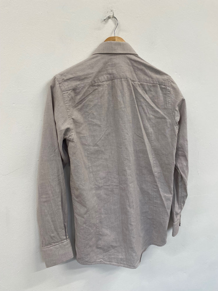 Fabulous Guide London smart casual Shirt UkM Beige & Brown MS479