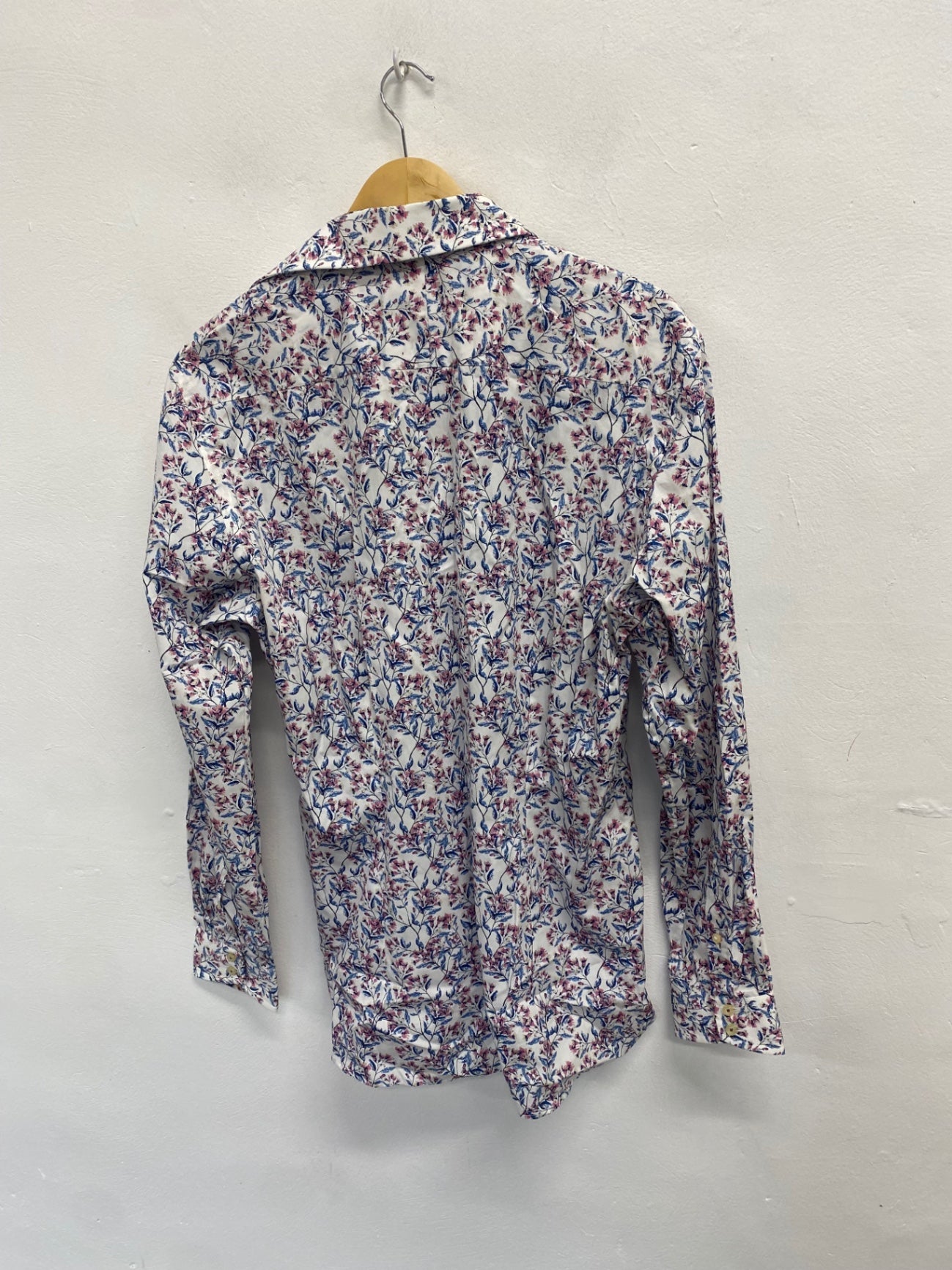 Fabulous Ted Baker Shirt UK 16 Pink blue floral jalapen KG480