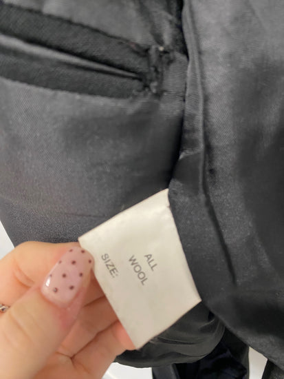 Fabulous traditional kilt jacket waistcoat Prince Charlie ex hire Uk 48 short Black #671 MD001