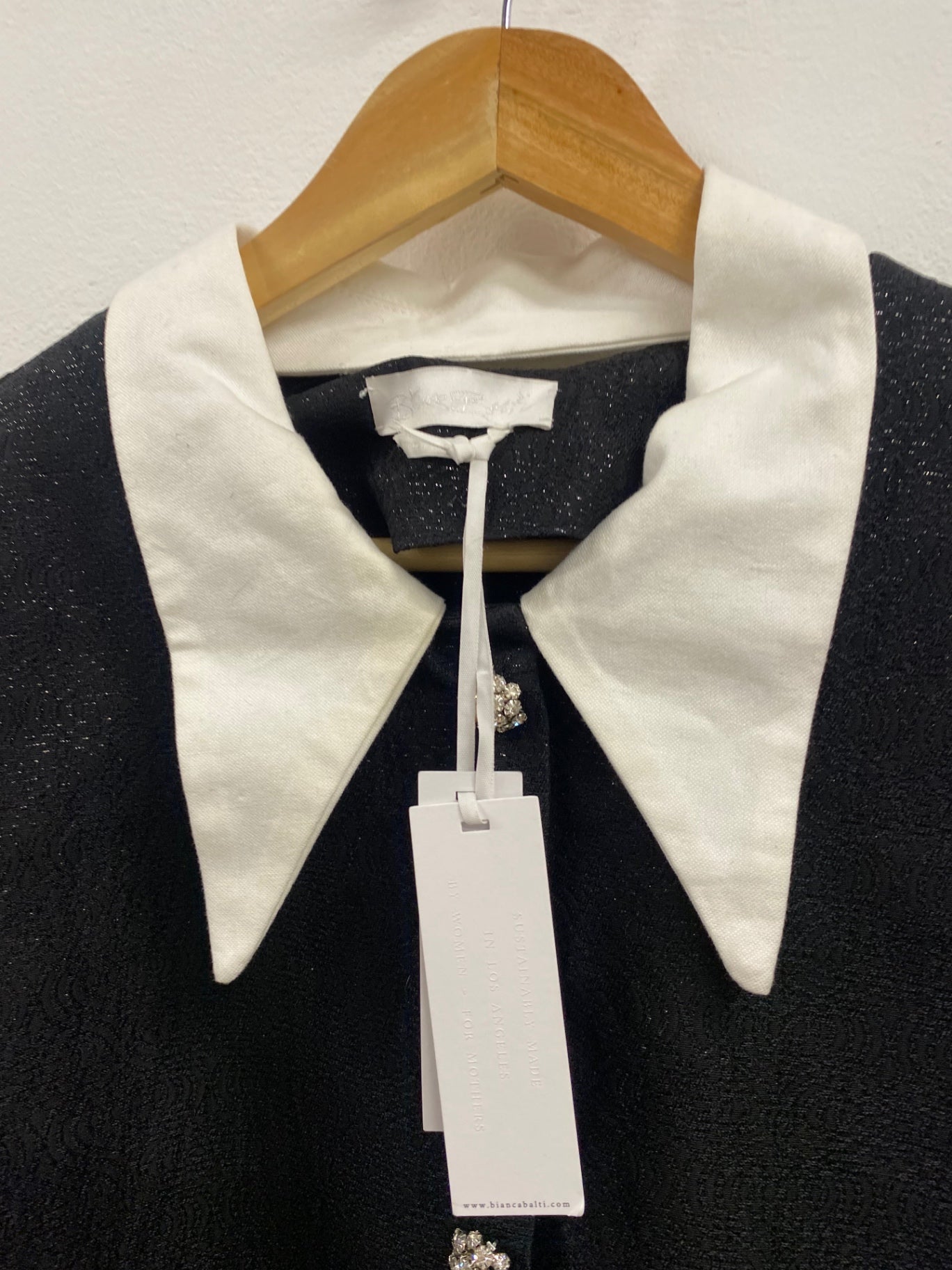 Fabulous Bianca Balti Laurel Dress & shorts Uk16 Black & White Party Occasion LB002