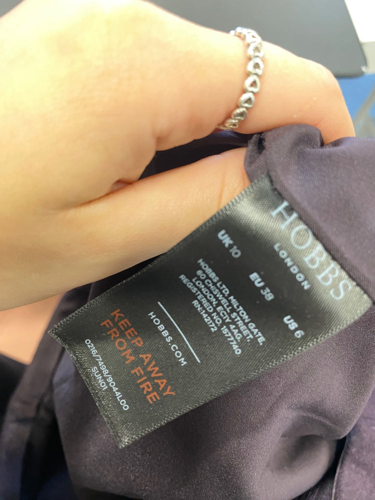 Fabulous Hobbs Pencil Skirt Uk 10 Purple formal MK482