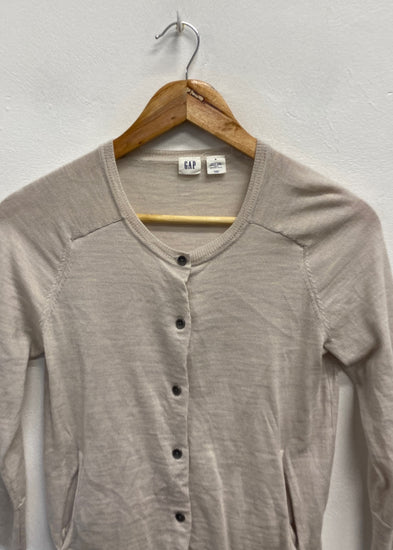 Fabulous GAP Cardigan UK S pocket wool MK482