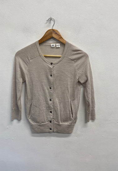 Fabulous GAP Cardigan UK S pocket wool MK482