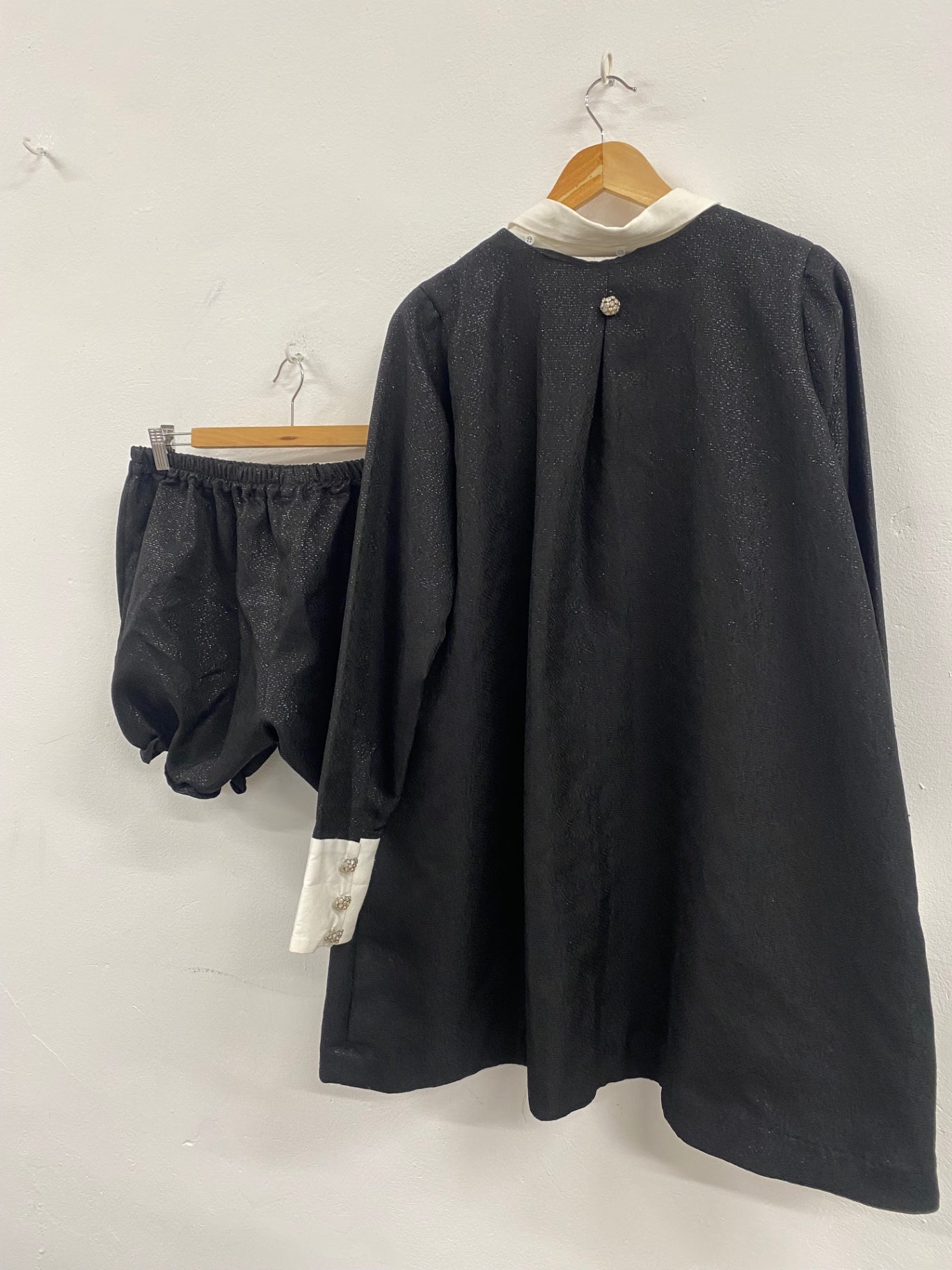 Fabulous Bianca Balti Laurel Dress & shorts Uk16 Black & White Party Occasion LB002