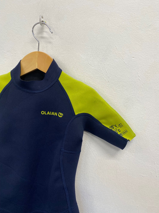 Fabulous kids Decathlon Wetsuit Age 8 Navy green MK482