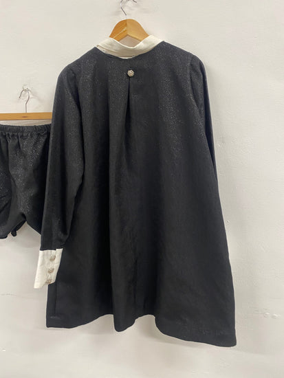 Fabulous Bianca Balti Laurel Dress & shorts Uk16 Black & White Party Occasion LB002