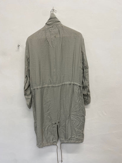 Fabulous AllSaints Agnes Parka Jacket UK S Grey CP002