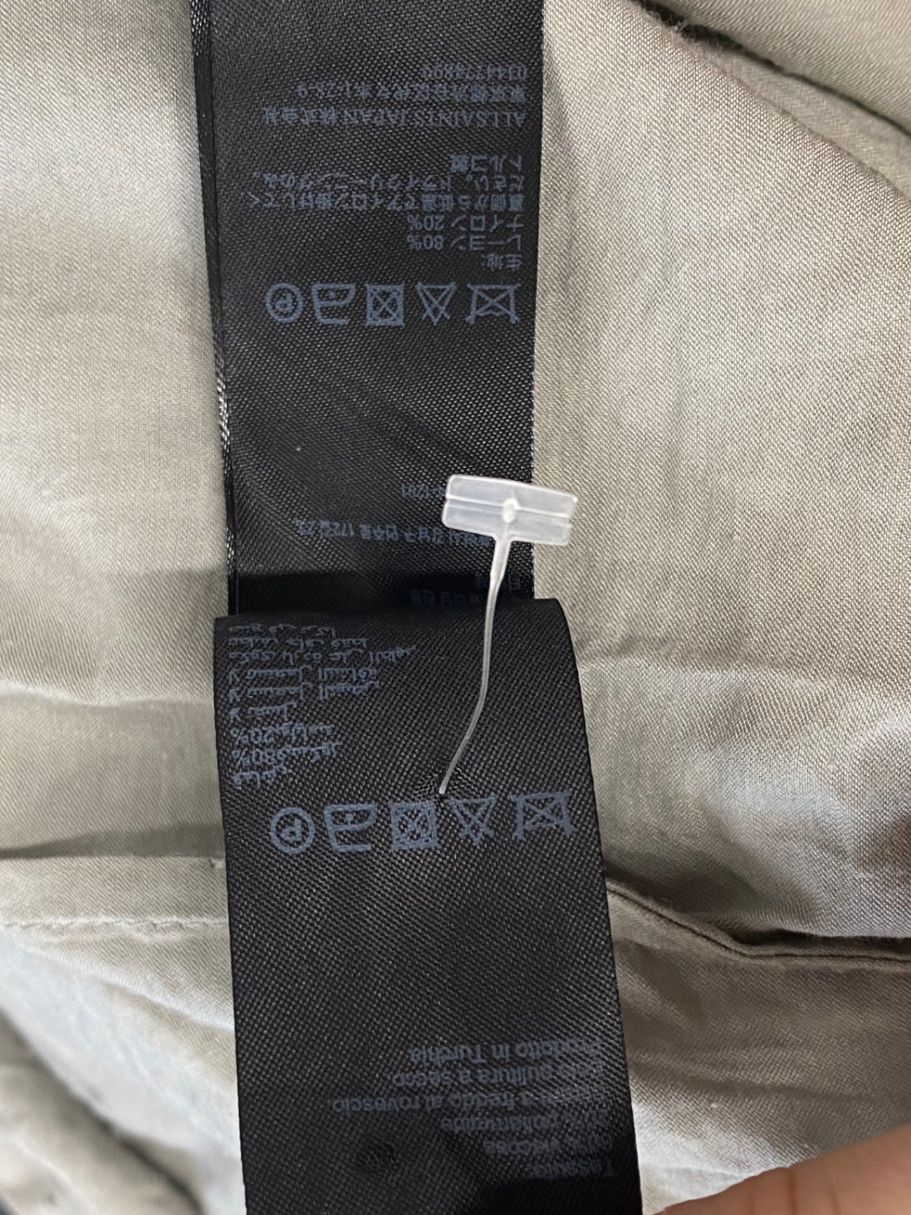 Fabulous AllSaints Agnes Parka Jacket UK S Grey CP002