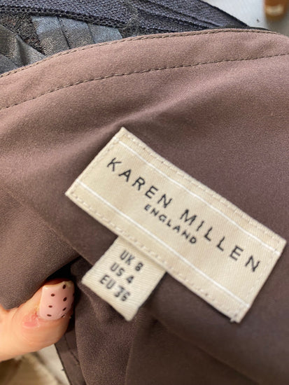 Fabulous Karen Millen Midi Dress ethereal cocktail UK 8 silk CP002