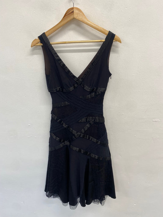 Fabulous Karen Millen Midi Dress ethereal cocktail UK 8 silk CP002