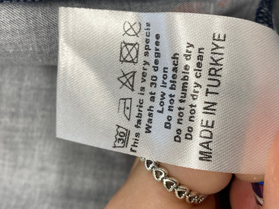 Fabulous Hartwell Dress UK 14 Navy Blue pheasant eugina EW005