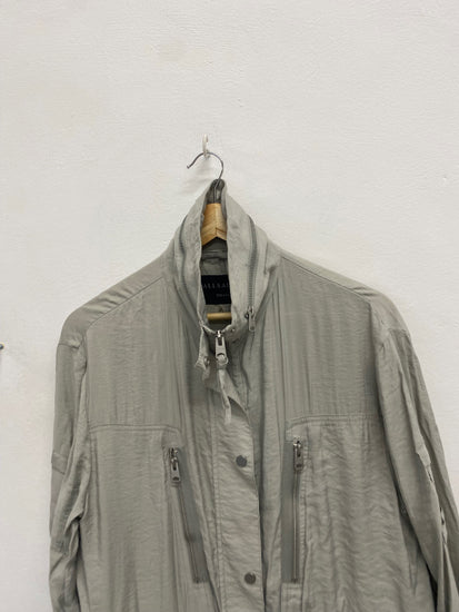 Fabulous AllSaints Agnes Parka Jacket UK S Grey CP002