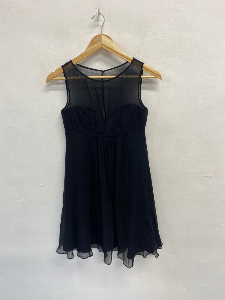 Fabulous Jill Stuart Dress UK 6 Black silk cocktail party CP002