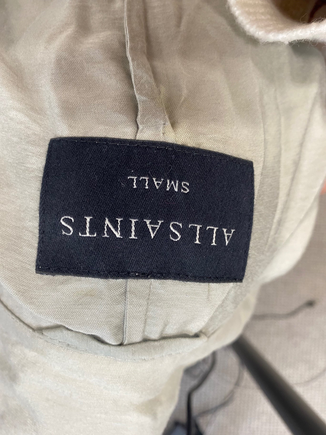 Fabulous AllSaints Agnes Parka Jacket UK S Grey CP002