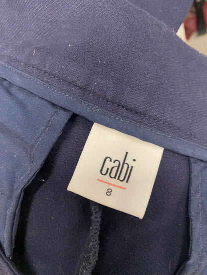 Fabulous Cabi Tailored trousers UK 12 Navy Blue EW005