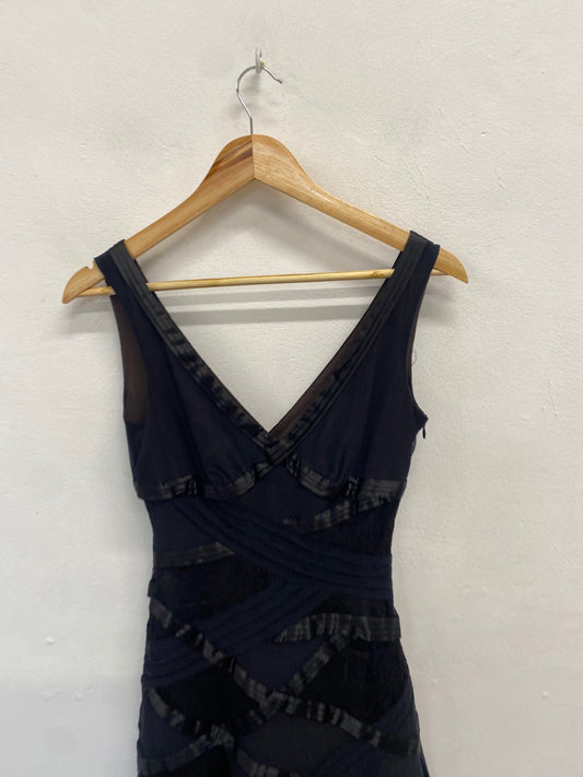 Fabulous Karen Millen Midi Dress ethereal cocktail UK 8 silk CP002