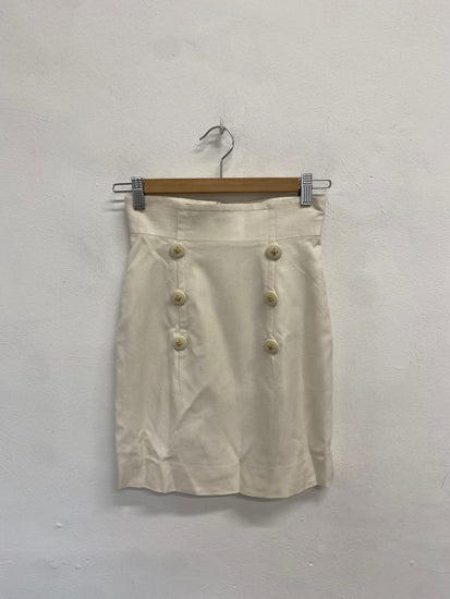 Fabulous Miss ashida Midi Skirt W 24 Cream formal YS486